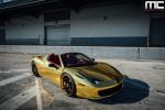 Ferrari 458 Spider by MC Customs on Vellano Wheels 2014 года